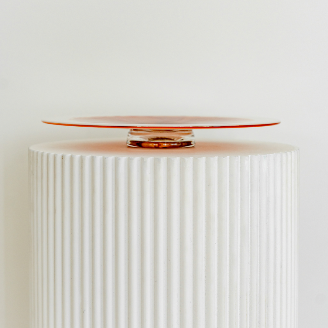 Platter | Orange and White | Handmade by Llewelyn Ash Contemporary Co Australian Made Gift Store