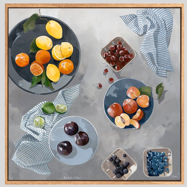 'The fruits of labour' | Australian Canvas Print - Contemporary Co Australian Made Gift Store