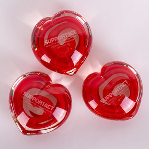Glass Heart Awards & Trophies | Australian Made - Contemporary Co Australian Made Gift Store
