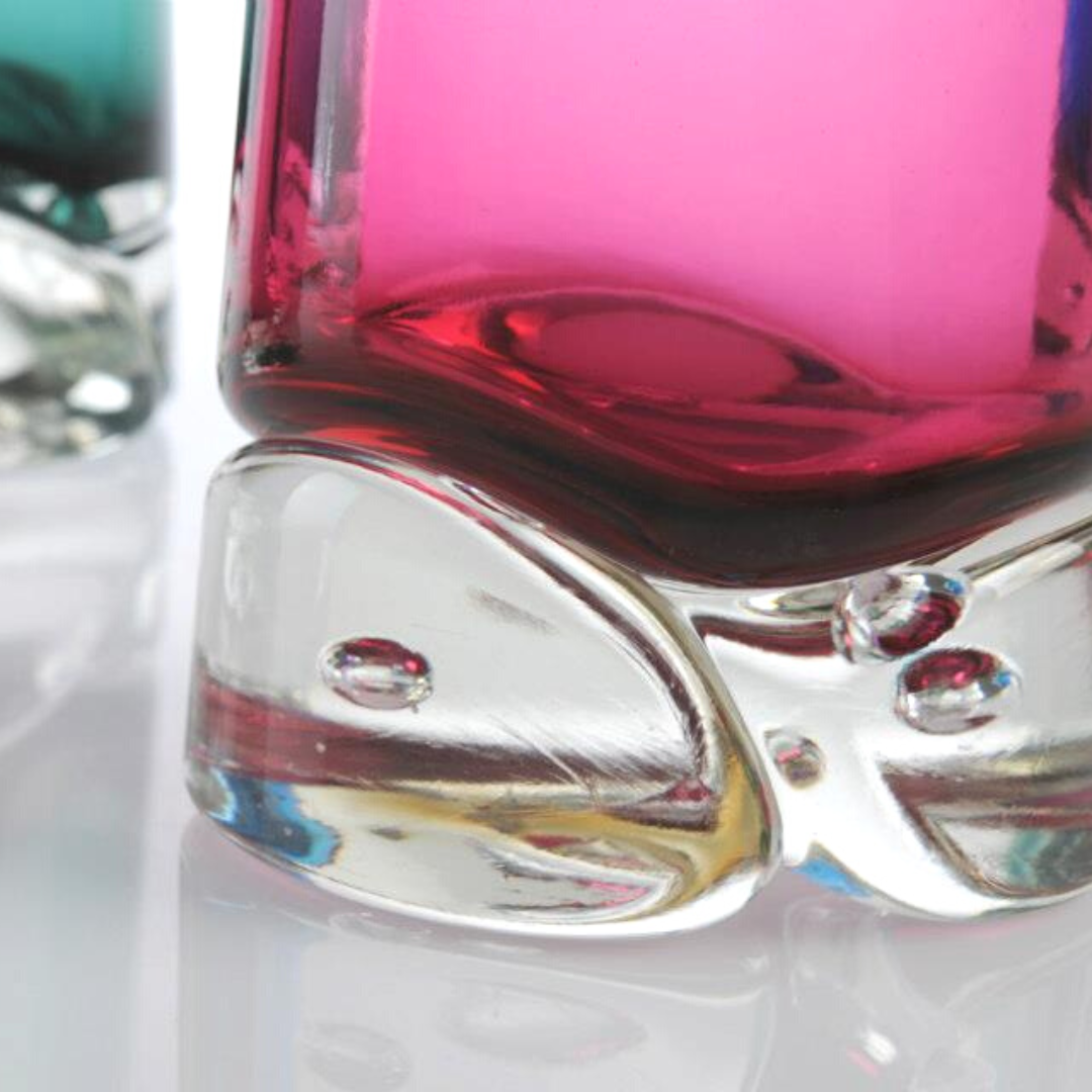 Pink Glass Vase Awards & Trophies | Australian Made by Llewleyn Ash - Contemporary Co Australian Made Gift Store