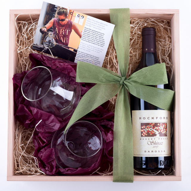 Hand-blown glass Kinetic wine glasses – Australian Made by Emma Klau