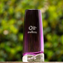 Purple Glass Vase Awards & Trophies | Australian Made by Llewleyn Ash - Contemporary Co Australian Made Gift Store