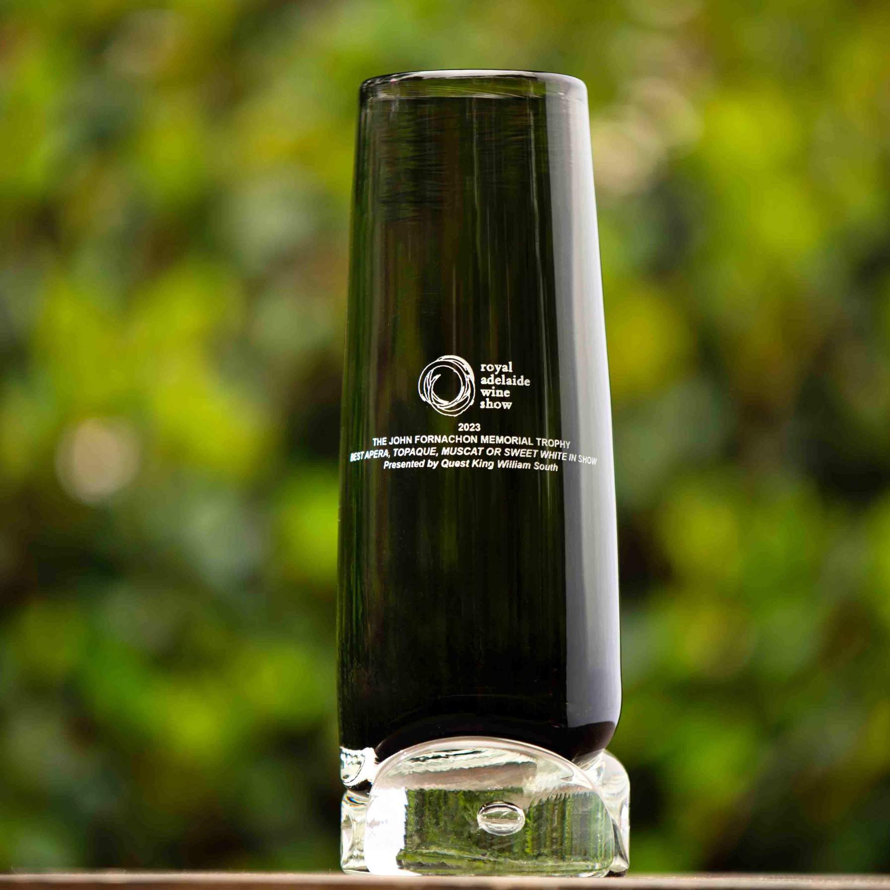 Black Glass Vase Awards & Trophies | Australian Made by Llewleyn Ash - Contemporary Co Australian Made Gift Store