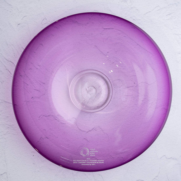 Purple Glass Platter Awards & Trophies | Australian Made - Contemporary Co Australian Made Gift Store