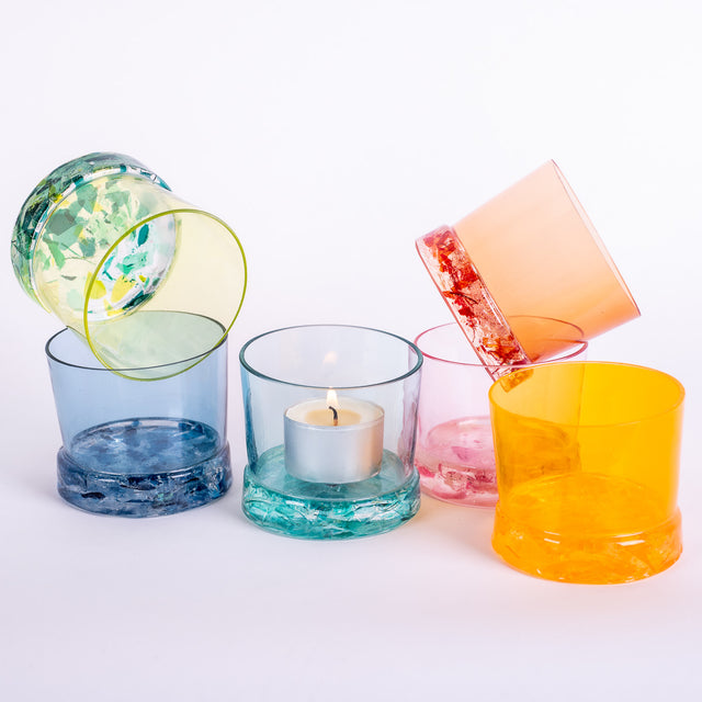 Recycled Glass Tealight Holders | BRRG Design | Contemporary Co
