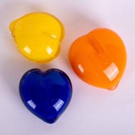 Glass Heart | Art sculpture – handmade Australian glass artwork