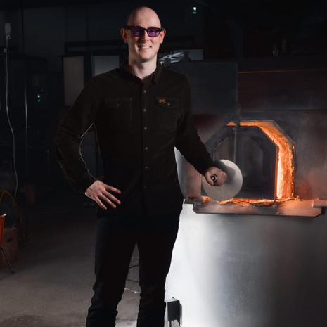 Sand Bar Beach Glass Vase | Llewelyn Ash Australia