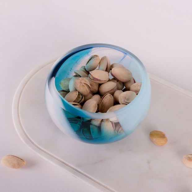 Blue Snack Bowl Multicoloured Collection | Australian Made By Nicole Ayliffe - Australian Made 