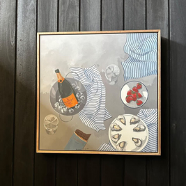 'The veuve made me do it' | Australian Canvas Print - Contemporary Co Australian Made Gift Store