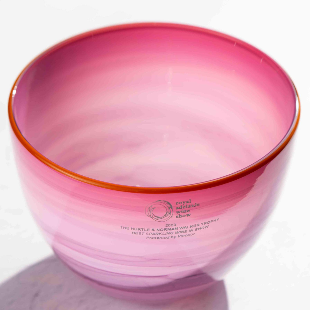 Royal Purple Sunset Glass Bowl | Australian Made by Llewelyn Ash