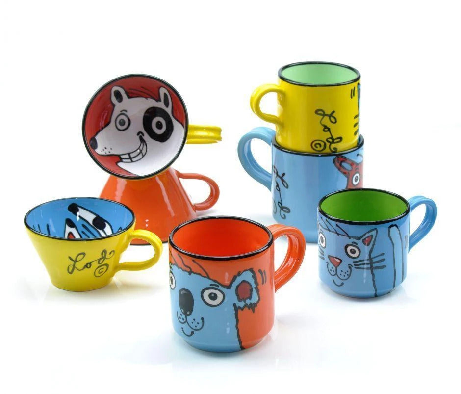 Cup and Mugs Australiana Animal Tableware | Handmade by Elodie Barker - CoCo Contemporary Connoisseur Gift Store