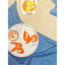 Twenty Oysters | Australian Canvas Print - Contemporary Co Australian Made Gift Store