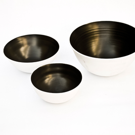 Small Black & White Bowl – Handmade by Andrei Davidoff