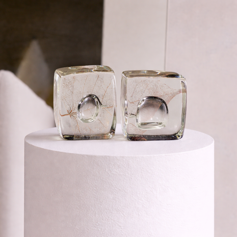 Nicole Ayliffe Gold Bodhi Leaf 3 – Australian Contemporary Glass Art