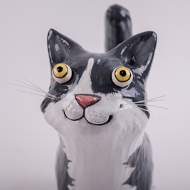Custom Cat Memorial Sculpture — A Timeless Tribute to Your Feline Companion