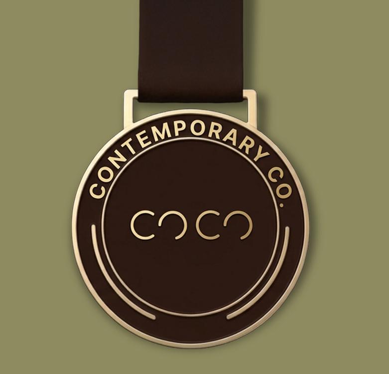 Premium custom corporate medal made in South Australia by Contemporary Co