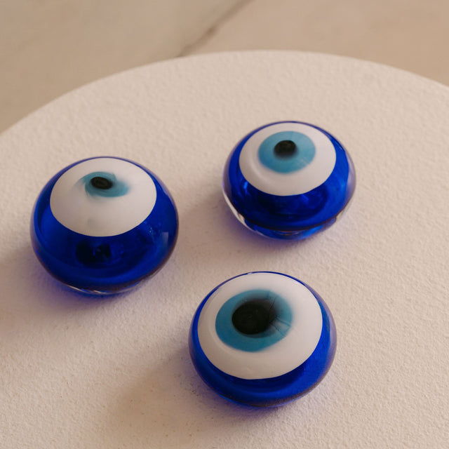 Eye Am Evil Eye Glass Orbs — Handblown Protection Symbol | Contemporary Co
