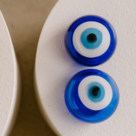 Eye Am Evil Eye Glass Orbs — Handblown Protection Symbol | Contemporary Co