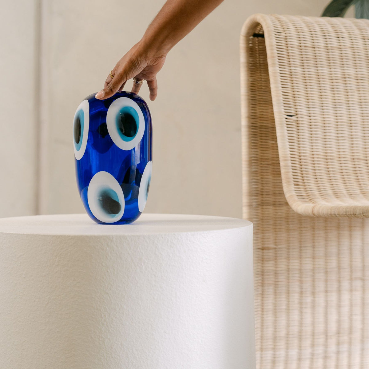 Eye Am Evil Eye Glass Orbs — Handblown Protection Symbol | Contemporary Co