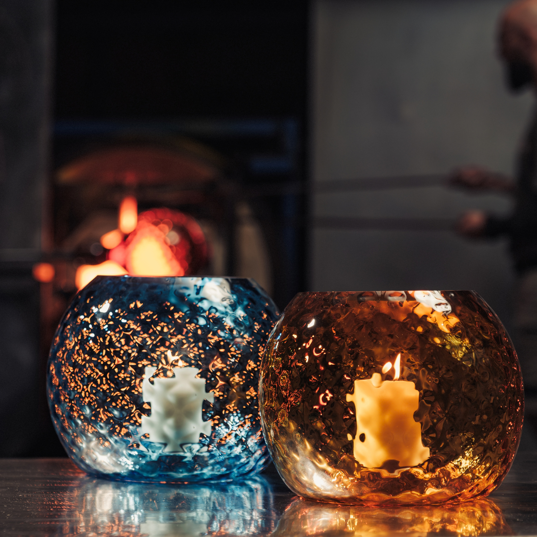 The Light of Hope Handblown Glass Candela | Llewelyn Ash