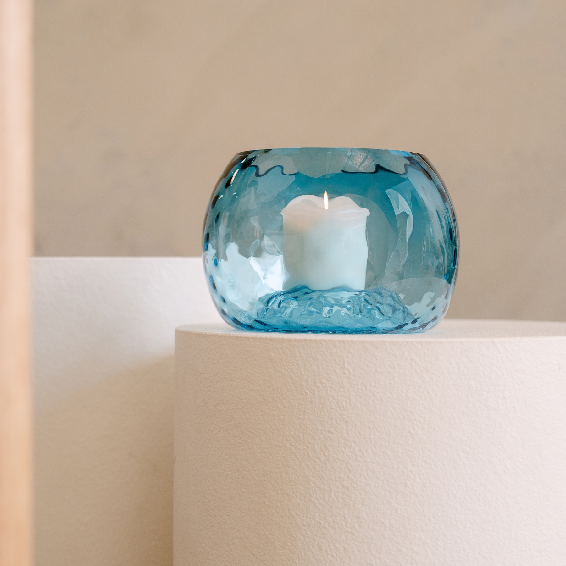 The Light of Hope Handblown Glass Candela | Llewelyn Ash
