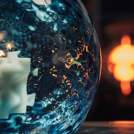 The Light of Hope Handblown Glass Candela | Llewelyn Ash