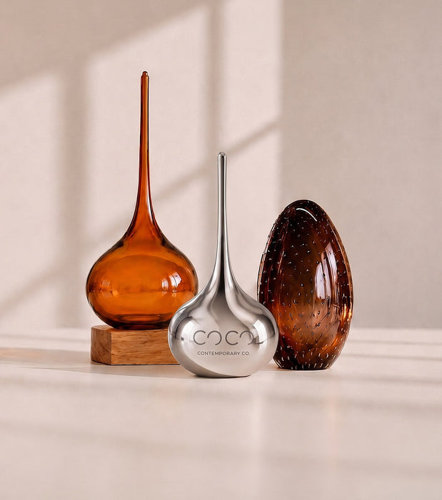 Australian made Lucky Drop handblown glass corporate awards handcrafted in South Australia