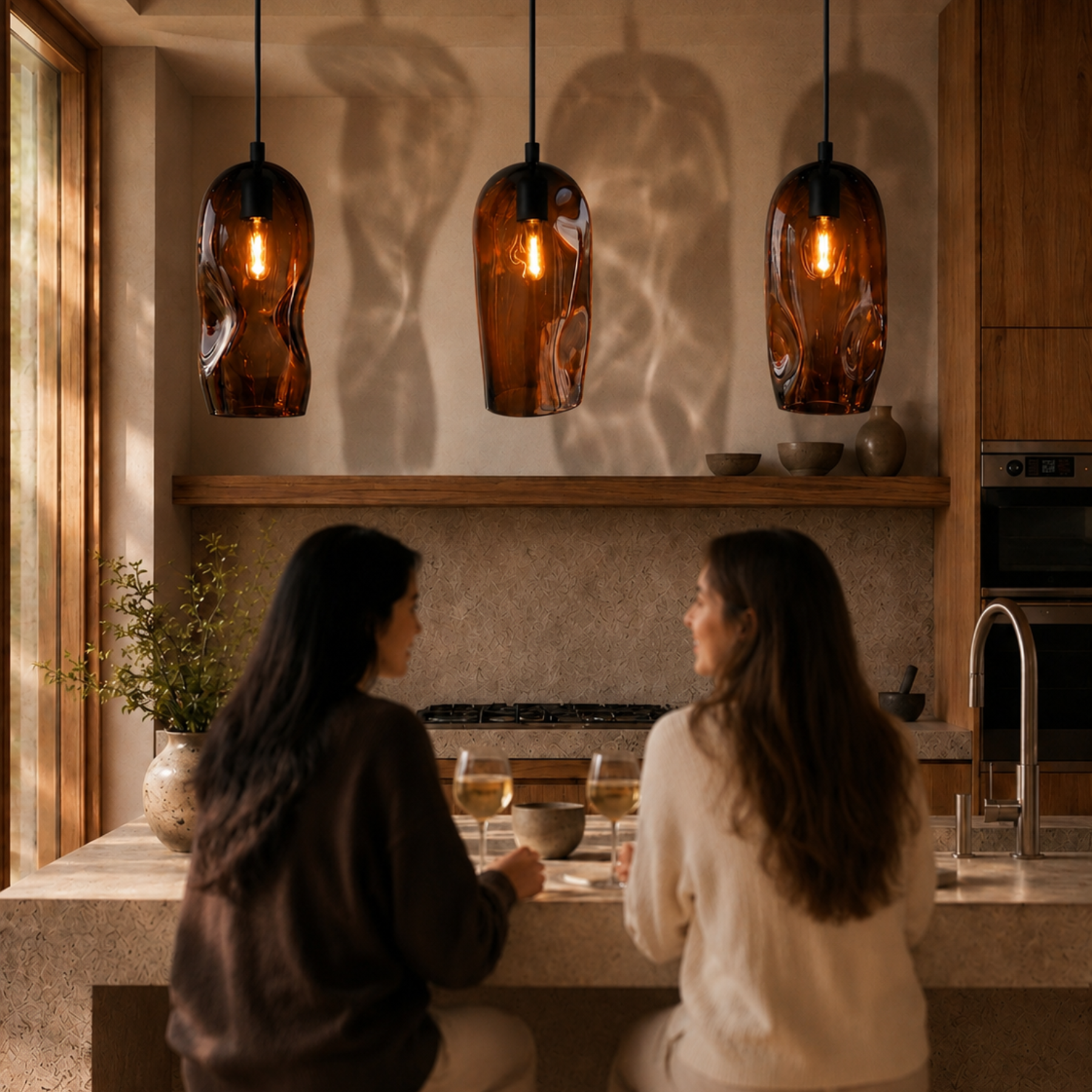 Marea II Australian Hand Blown Glass Pendant Lights