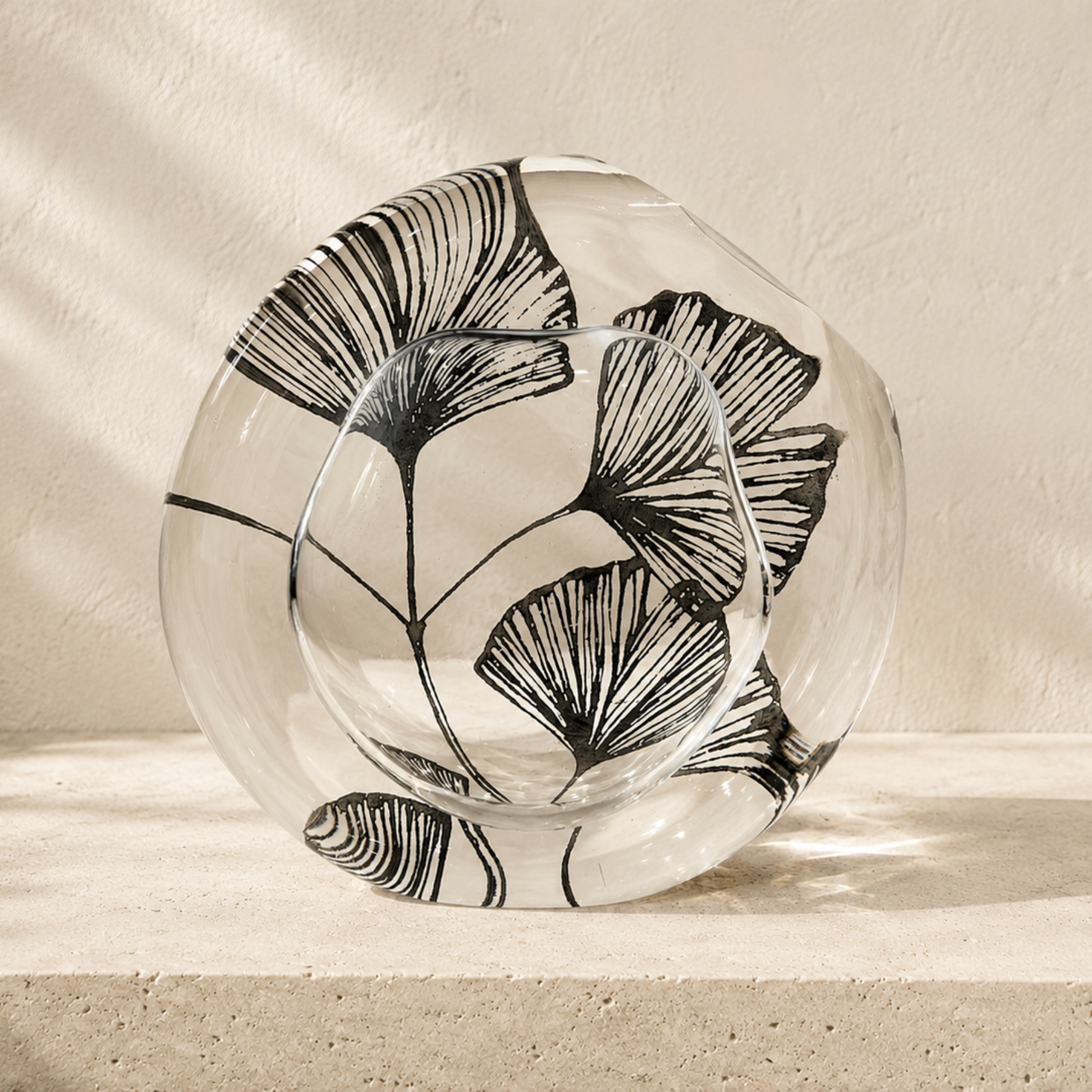 Mini Engraved Optical Landscape – Ginkgo