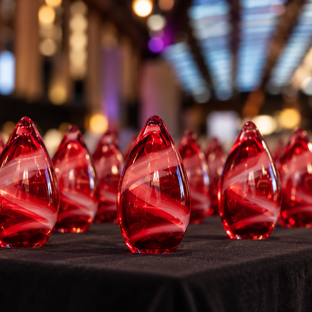 Mini Flame Award | Handcrafted Glass Corporate Gift & Recognition Award