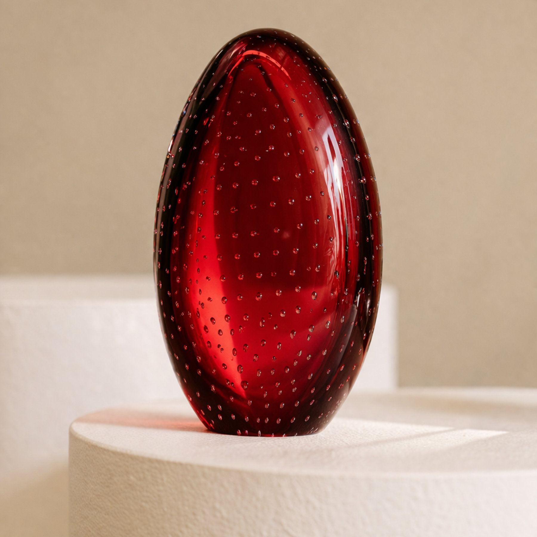 Custom Glass Corporate Awards Australia | Flame Bubble Award