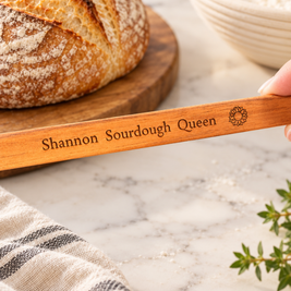 Original Fiddle Bow Bread Knife – Handmade in Tasmania since 1999