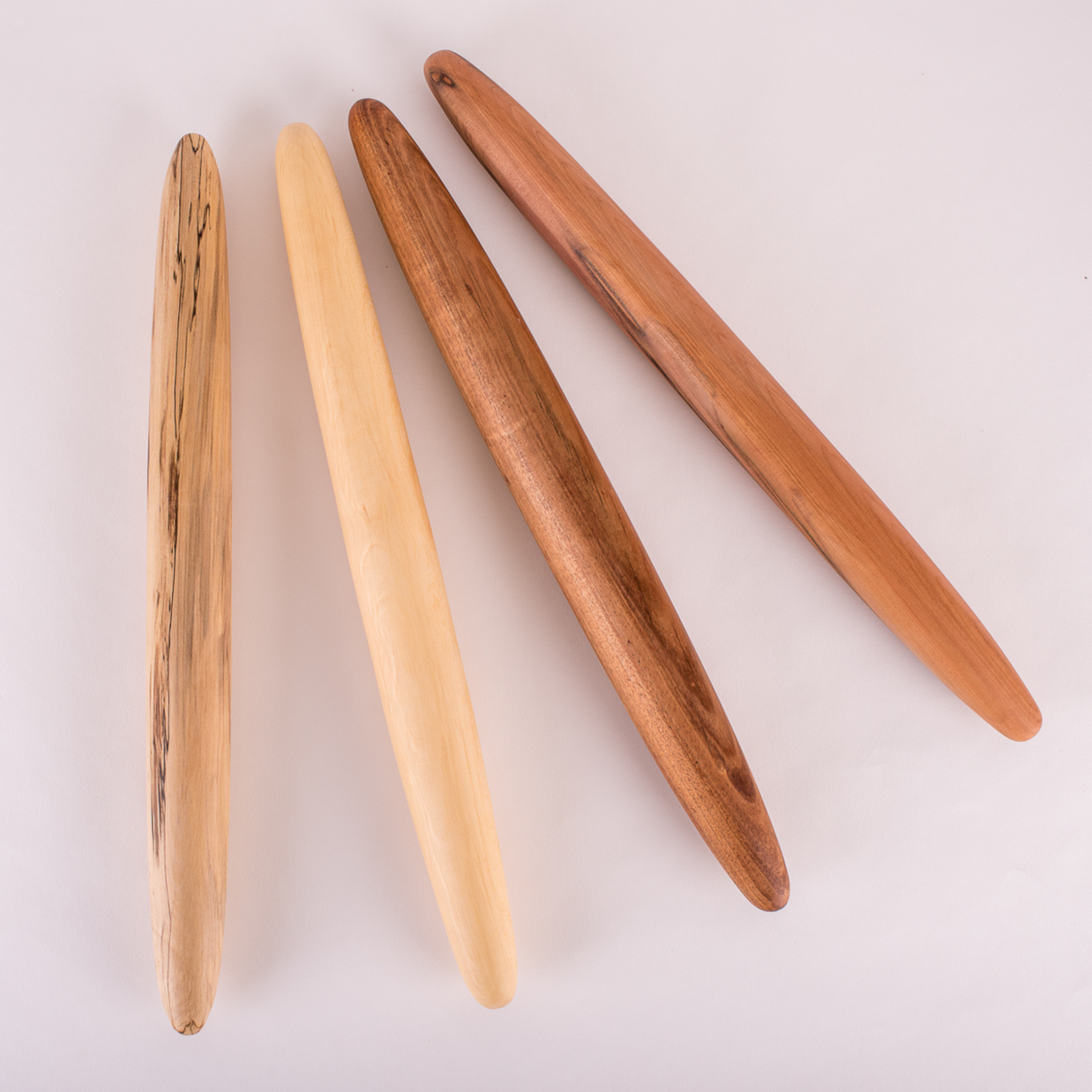Handcrafted Tasmanian Timber Rolling Pin – Sassafras & Blackwood