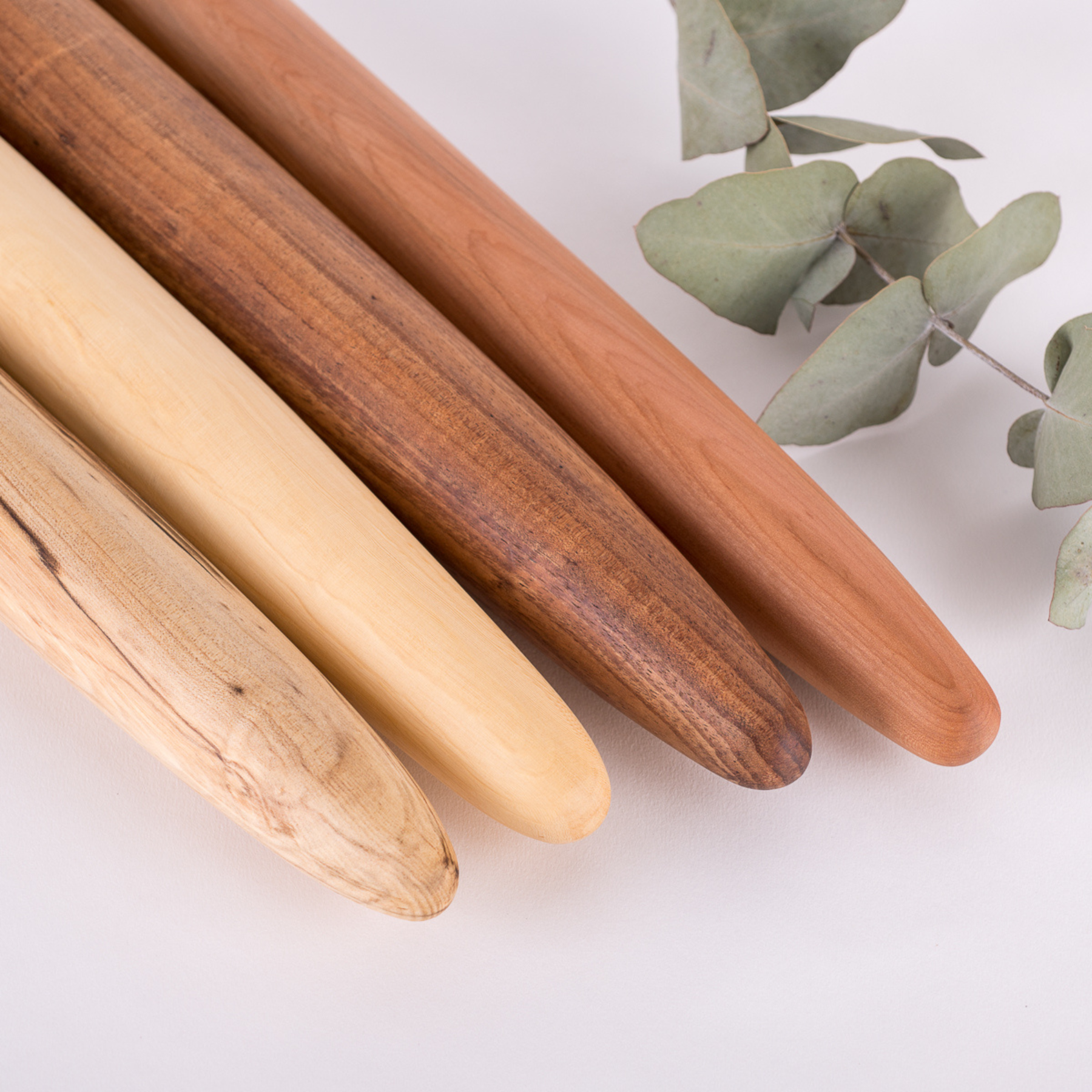 Handcrafted Tasmanian Timber Rolling Pin – Sassafras & Blackwood