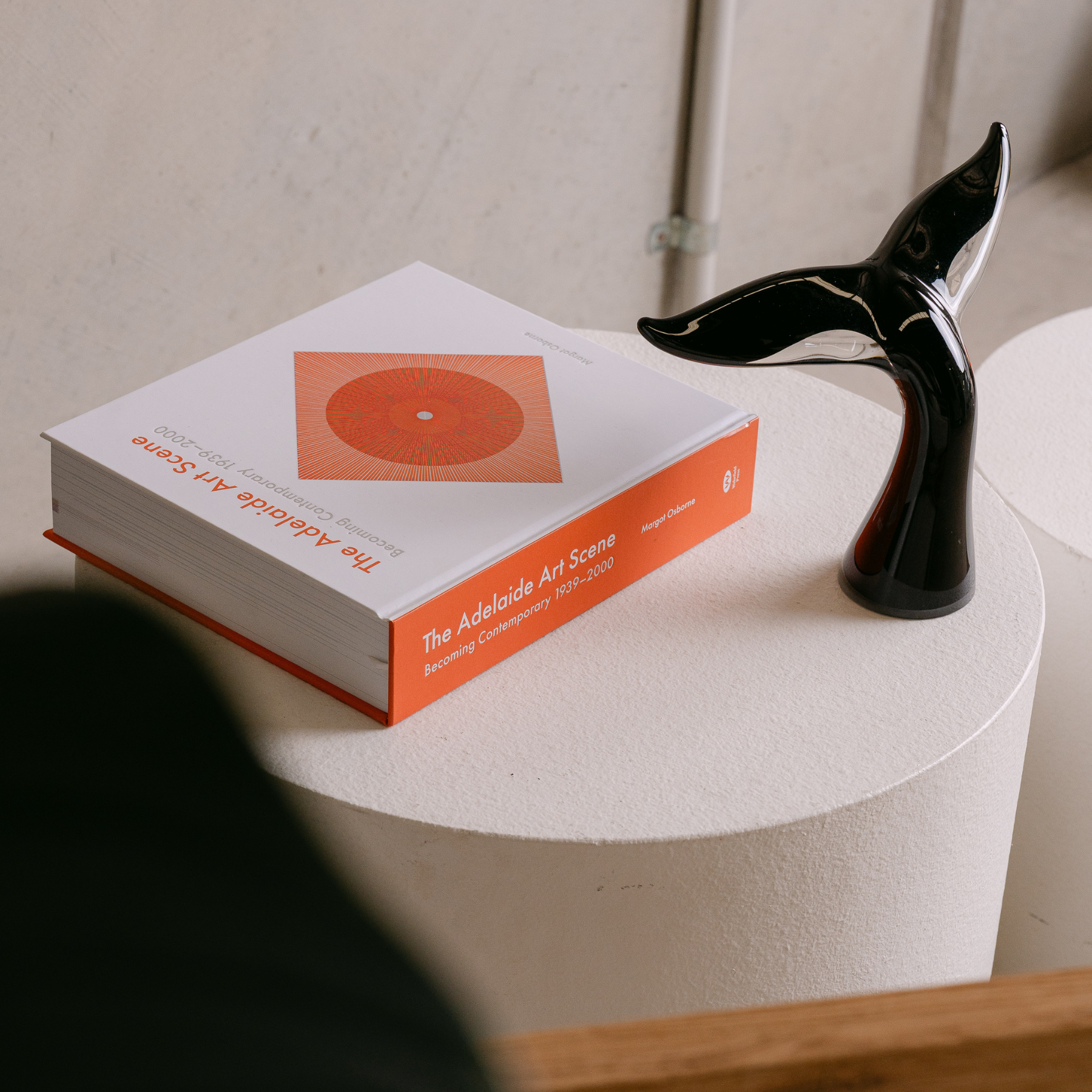 Whale Tail – Hand-blown Glass Sculpture by Llewelyn Ash