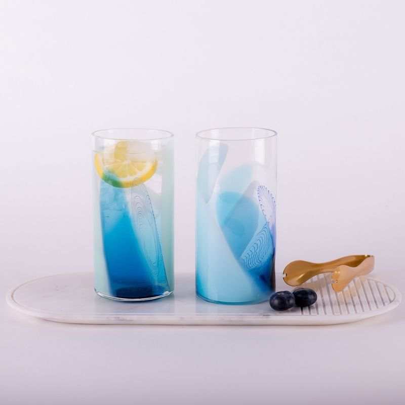 Mixed Colour Tumbler Set | Handmade By Nicole Ayliffe - CoCo Contemporary Connoisseur Gift Store