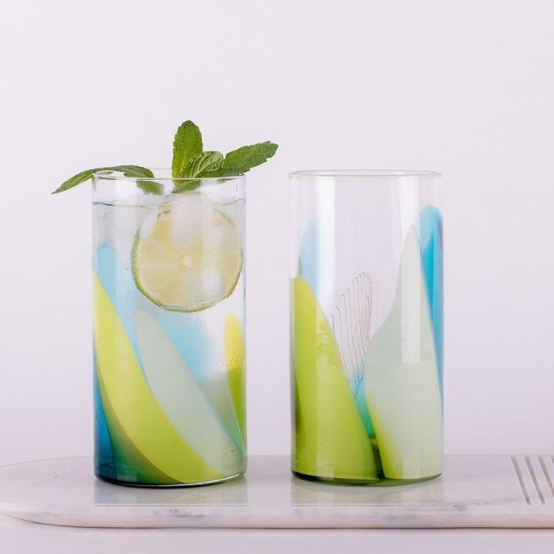 Cool Blue Tumbler Set | Handmade By Nicole Ayliffe - CoCo Contemporary Connoisseur Gift Store
