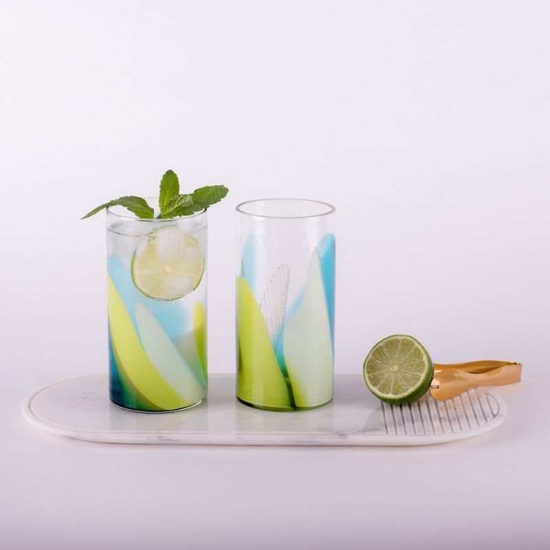 Mixed Colour Tumbler Set | Handmade By Nicole Ayliffe - CoCo Contemporary Connoisseur Gift Store