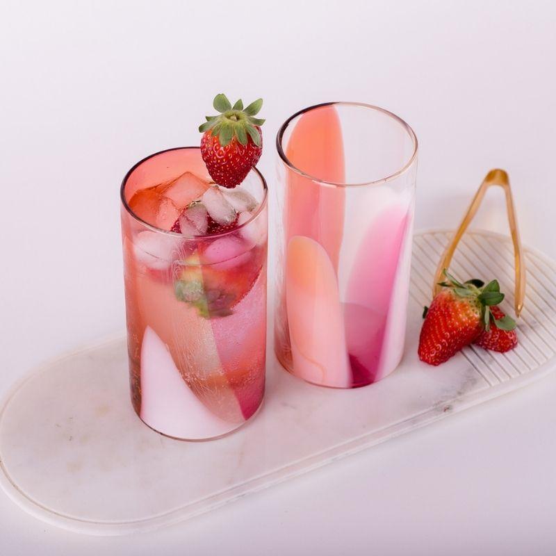 Citrus Coloured Tumbler Set | Handmade By Nicole Ayliffe - CoCo Contemporary Connoisseur Gift Store