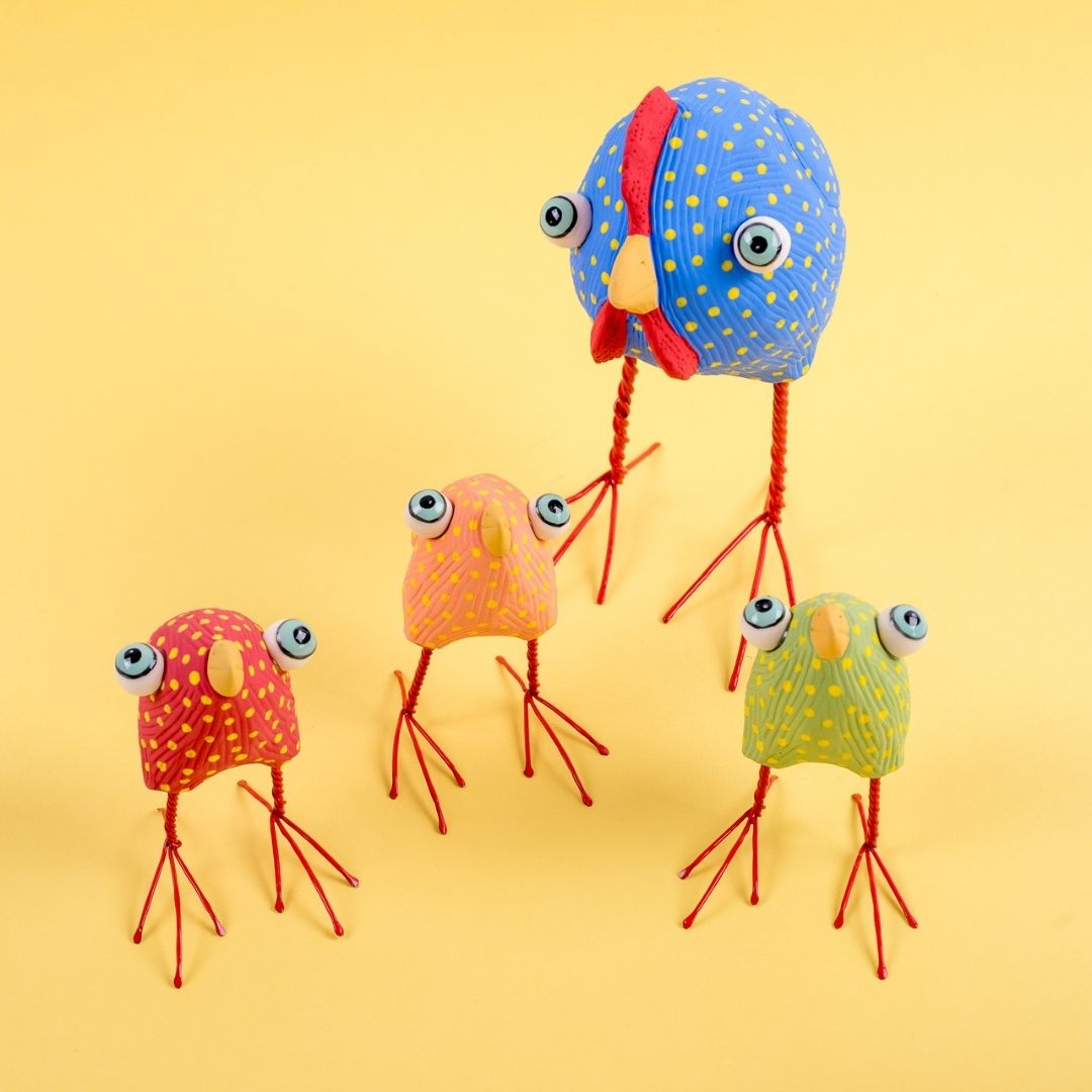 Ceramic Mother Hens and Chickens | Handmade by Elodie Barker - CoCo Contemporary Connoisseur Gift Store
