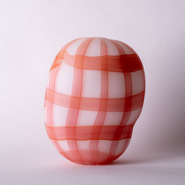 Red Glass Gingham Festive Series – Christmas décor handmade by Bailey Donovan | CoCo Contemporary Connoisseur Gift Store