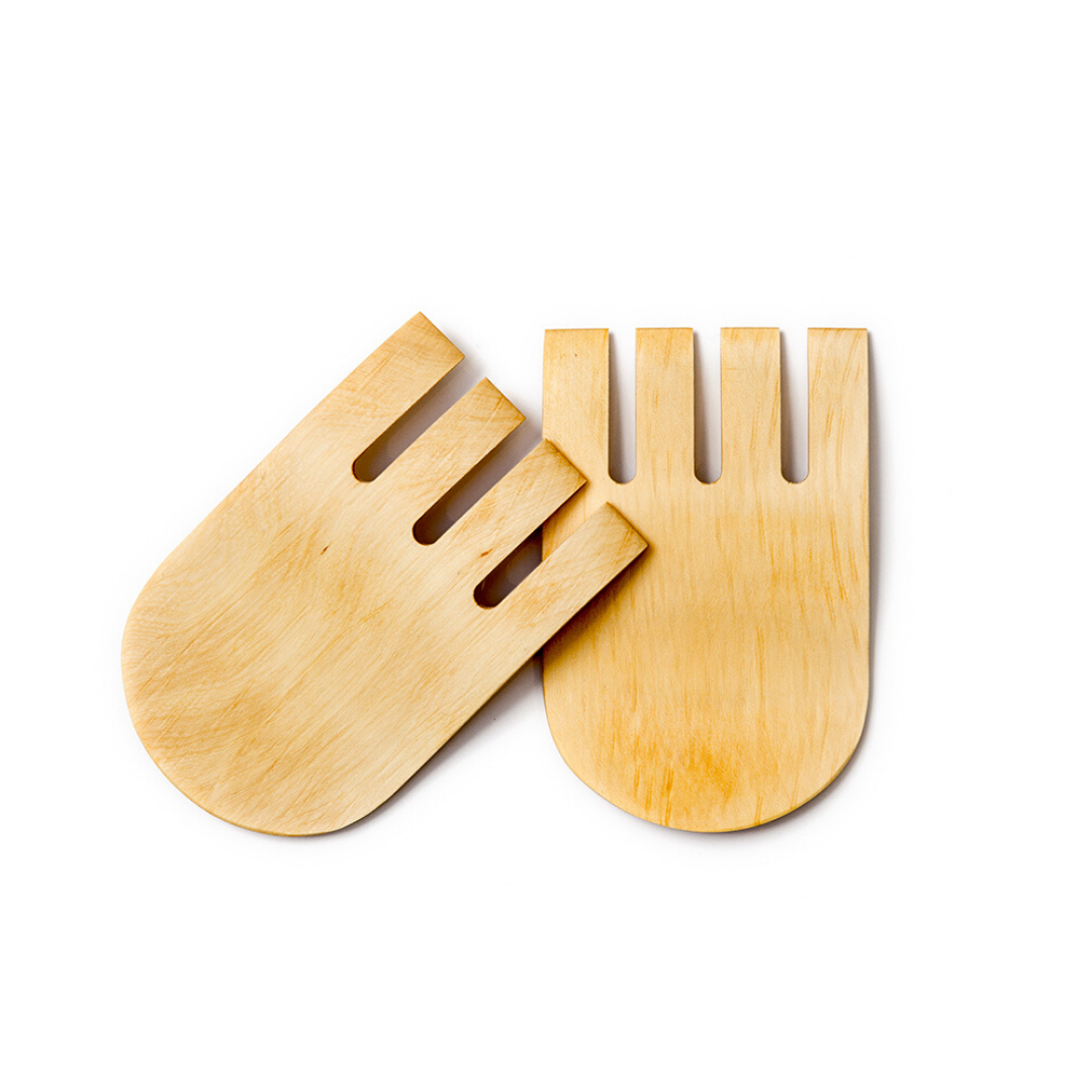 Hasa Huon Pine Salad Servers | Australian Made - CoCo Contemporary Connoisseur Gift Store