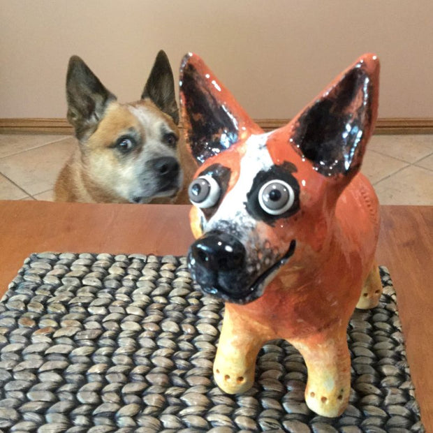 Custom Dog/Cat Art Sculpture | Handmade by Elodie Barker - Contemporary Co Australian Made Gift Store