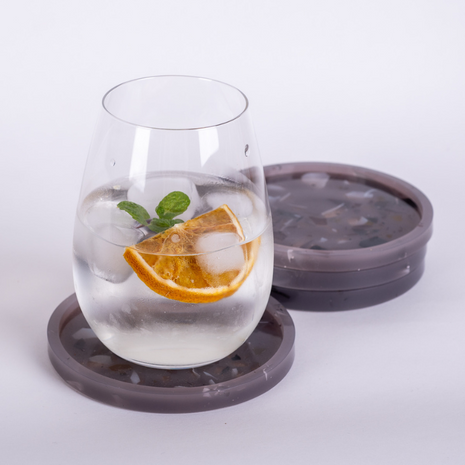 Sustainable Coaster Set of 4 | BRRG Designs by Rebecca Hartman Kearns - CoCo Contemporary Connoisseur Gift Store