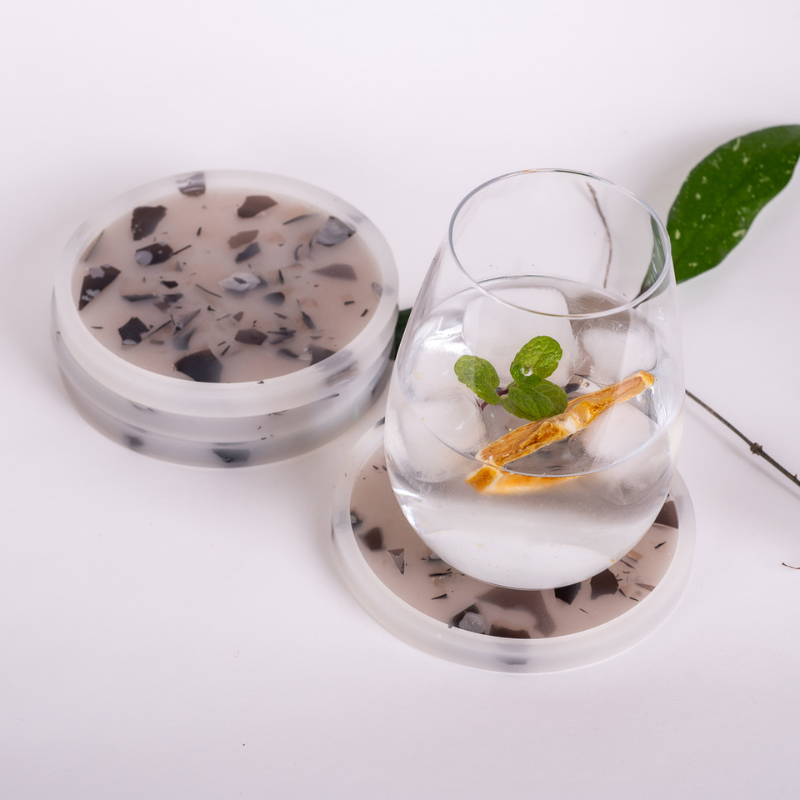 Sustainable Coaster Set of 4 | BRRG Designs by Rebecca Hartman Kearns - CoCo Contemporary Connoisseur Gift Store