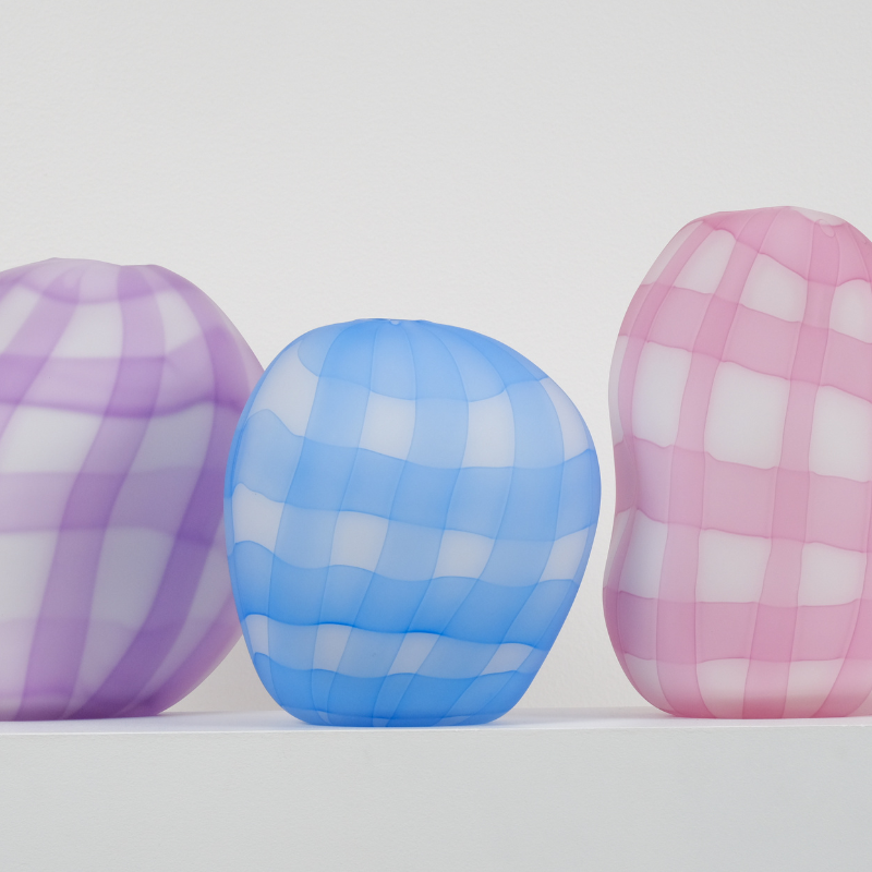 Gingham Vessels Series | Handmade by Bailey Donovan - CoCo Contemporary Connoisseur Gift Store