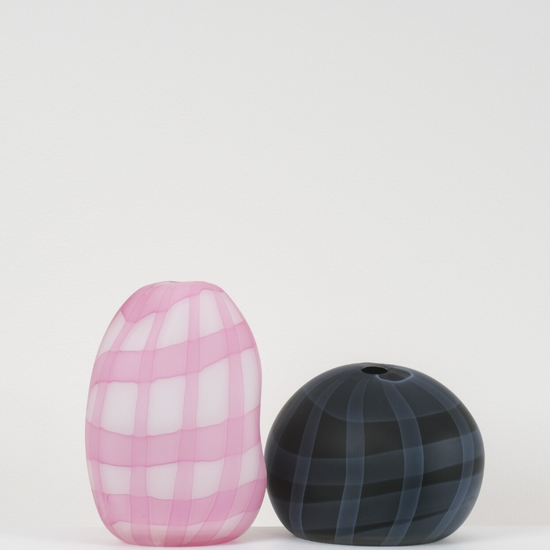 Gingham Vessels Series | Handmade by Bailey Donovan - CoCo Contemporary Connoisseur Gift Store