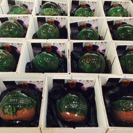 Turf Glass Paperweight | Handmade by Danielle Rickaby - CoCo Contemporary Connoisseur Gift Store