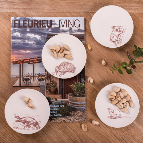 Australiana coasters