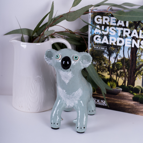 Koala Art Sculpture | Australian Made by Elodie Barker | Supporting our Koala's - CoCo Contemporary Connoisseur Gift Store